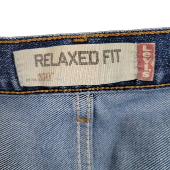 Levis 550 Mens 38x29 Jeans Relaxed Fit Denim Classic Straight Leg Durable Casual - Picture 8 of 14